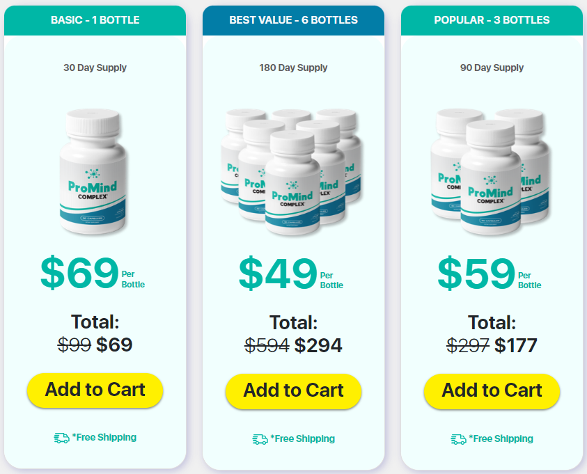 Promind Complex Pricing