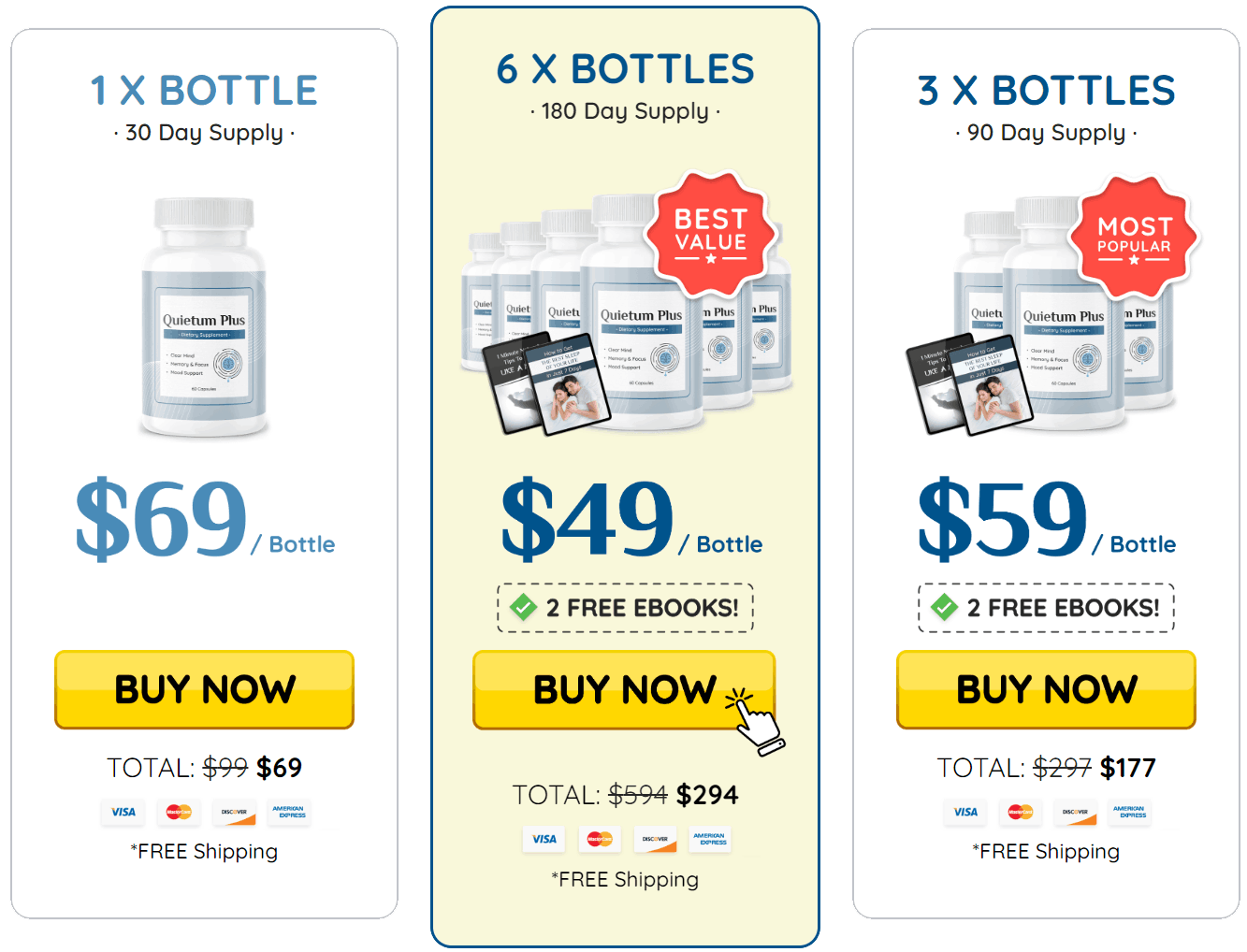 Quietumplus Pricing